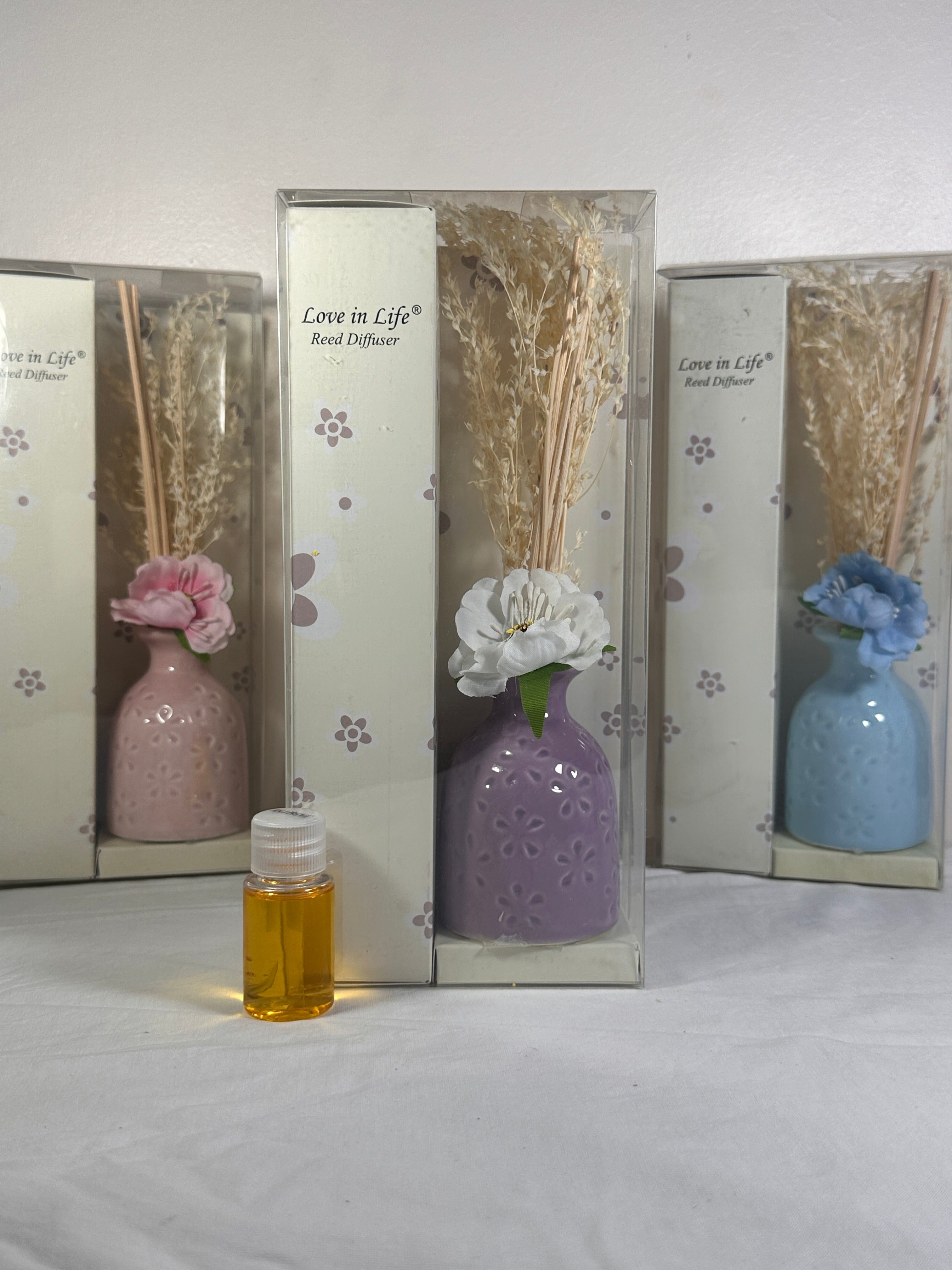 فواحة سيراميك مع زيت عطري - Reed Diffuser